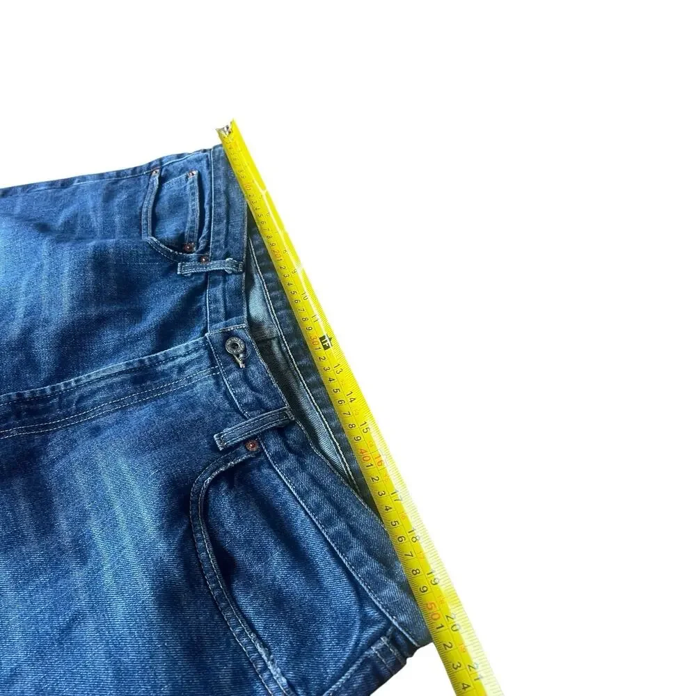 Vintage Polo Ralph Lauren Hayden Jeans Size 40x32 Blue Straight Denim Distressed